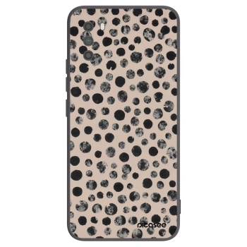 Picasee crna silikonska maskica za Xiaomi Poco M3 - Dots