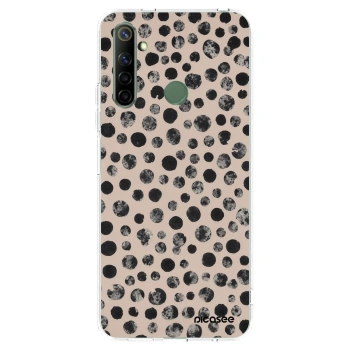 Picasee silikonska prozirna maskica za Realme 6i - Dots