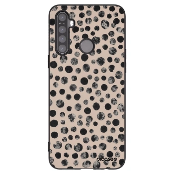 Picasee crna silikonska maskica za Realme 5 - Dots