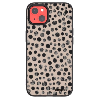 Picasee crna silikonska maskica za Apple iPhone 13 - Dots