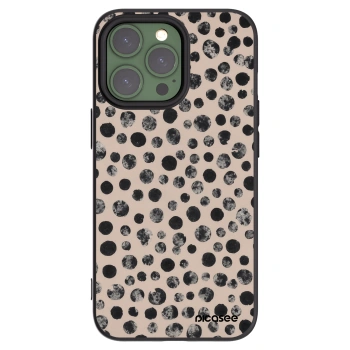 Picasee crna silikonska maskica za Apple iPhone 13 Pro - Dots