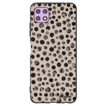 Picasee crna silikonska maskica za Samsung Galaxy A22 A226B 5G - Dots