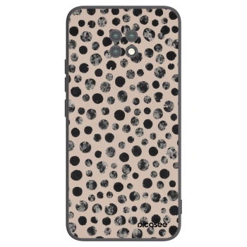 Picasee crna silikonska maskica za Xiaomi Redmi Note 9T - Dots