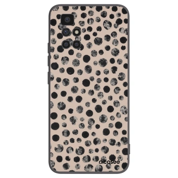 Picasee crna silikonska maskica za Xiaomi Redmi 10 - Dots