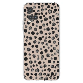 Picasee silikonska prozirna maskica za Vivo Y33s - Dots
