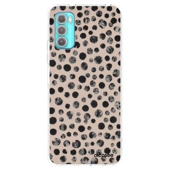 Picasee silikonska prozirna maskica za Motorola Moto G60 - Dots