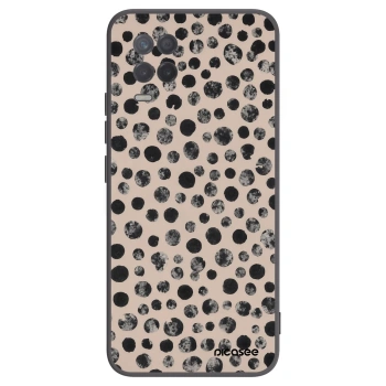 Picasee crna silikonska maskica za Realme 8 5G - Dots