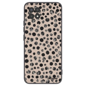 Picasee crna silikonska maskica za Realme 8i - Dots