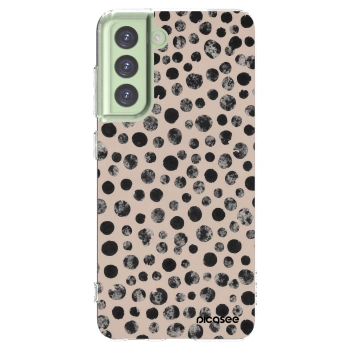 Picasee silikonska prozirna maskica za Samsung Galaxy S21 FE 5G - Dots