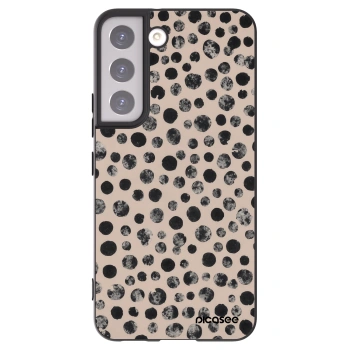 Picasee crna silikonska maskica za Samsung Galaxy S22 5G - Dots