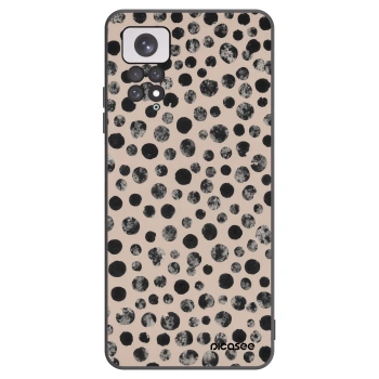 Picasee crna silikonska maskica za Xiaomi Redmi Note 11 - Dots