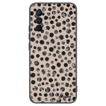 Picasee crna silikonska maskica za Realme GT Master Edition 5G - Dots