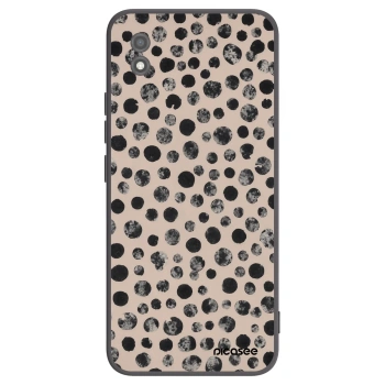 Picasee crna silikonska maskica za Realme C11 (2021) - Dots