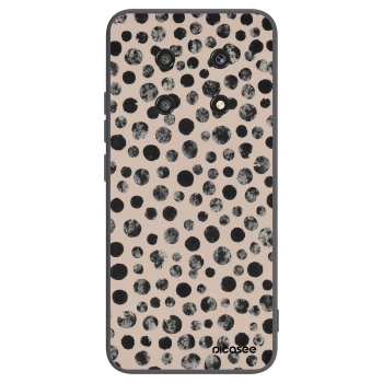 Picasee crna silikonska maskica za Honor Magic4 Lite 5G - Dots