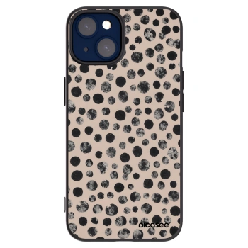 Picasee crna silikonska maskica za Apple iPhone 14 - Dots