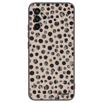 Picasee crna silikonska maskica za Samsung Galaxy M13 M135F - Dots