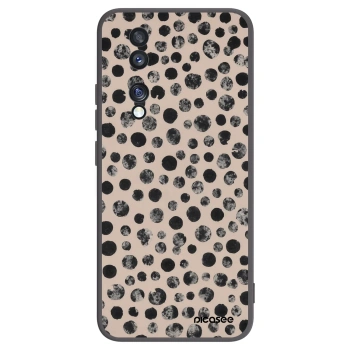 Picasee crna silikonska maskica za Honor 70 - Dots