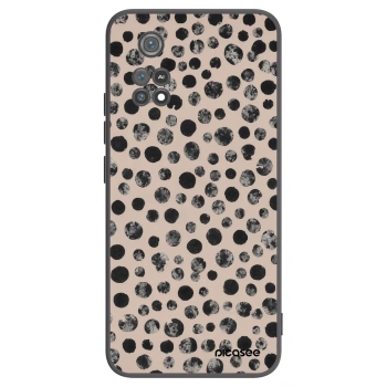Picasee crna silikonska maskica za Xiaomi Poco M4 Pro - Dots