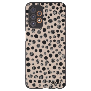 Picasee crna silikonska maskica za Samsung Galaxy A23 A235F 4G - Dots