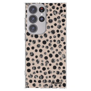 Picasee silikonska prozirna maskica za Samsung Galaxy S23 Ultra 5G - Dots