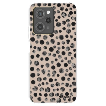 Picasee crna silikonska maskica za Xiaomi Poco X5 Pro - Dots