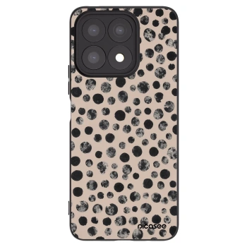 Picasee crna silikonska maskica za Honor X8a - Dots