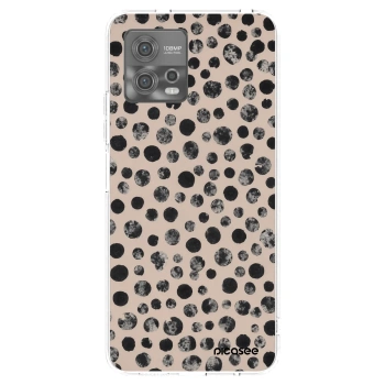 Picasee silikonska prozirna maskica za Motorola Moto G72 - Dots