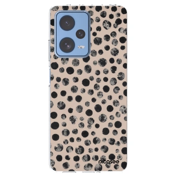Picasee silikonska prozirna maskica za Xiaomi Redmi Note 12 Pro 5G - Dots