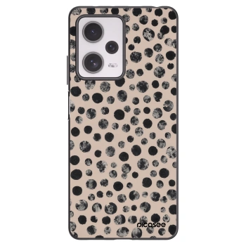 Picasee crna silikonska maskica za Xiaomi Redmi Note 12 Pro+ 5G - Dots