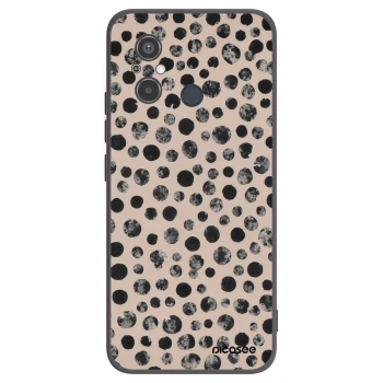 Picasee crna silikonska maskica za Xiaomi Redmi 12C - Dots