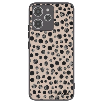 Picasee crna silikonska maskica za Xiaomi Redmi 12 4G - Dots