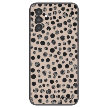 Picasee crna silikonska maskica za Samsung Galaxy A04s A047F - Dots