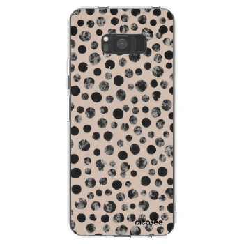 Picasee silikonska prozirna maskica za Samsung Galaxy S8 G950F - Dots