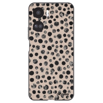 Picasee crna silikonska maskica za Honor 90 Lite 5G - Dots