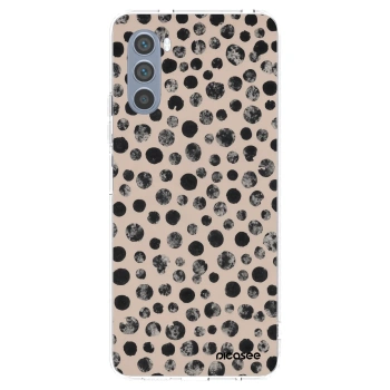 Picasee silikonska prozirna maskica za Motorola Moto G62 - Dots