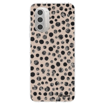 Picasee silikonska prozirna maskica za Motorola Moto G51 - Dots