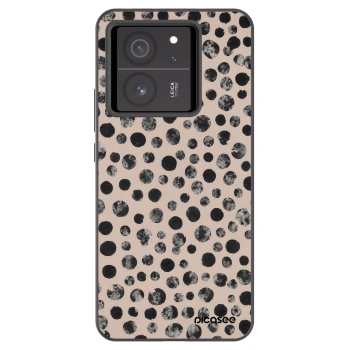 Picasee crna silikonska maskica za Xiaomi 13T Pro - Dots