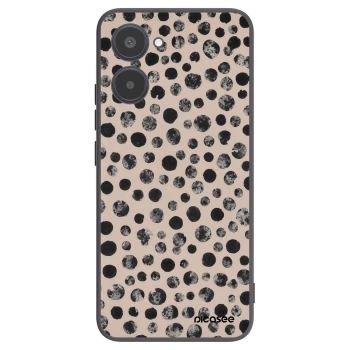 Picasee crna silikonska maskica za Realme 10 4G - Dots