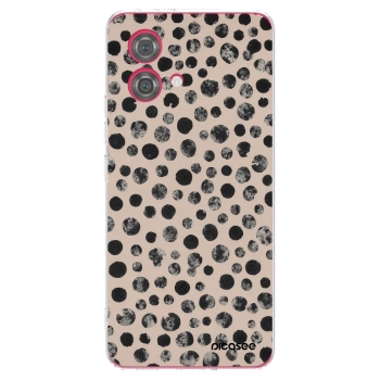 Picasee silikonska prozirna maskica za Motorola Moto G84 5G - Dots