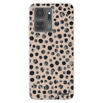 Picasee silikonska prozirna maskica za Honor X7a - Dots