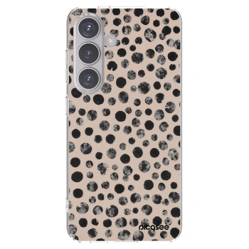 Picasee silikonska prozirna maskica za Samsung Galaxy S24 S921B 5G - Dots