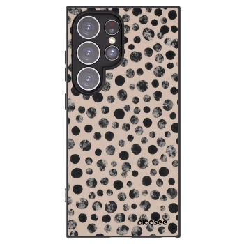 Picasee crna silikonska maskica za Samsung Galaxy S24 Ultra S928B 5G - Dots