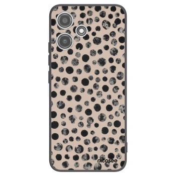 Picasee crna silikonska maskica za Xiaomi Redmi 12 5G - Dots