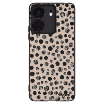 Picasee crna silikonska maskica za Xiaomi Redmi 13C 4G - Dots