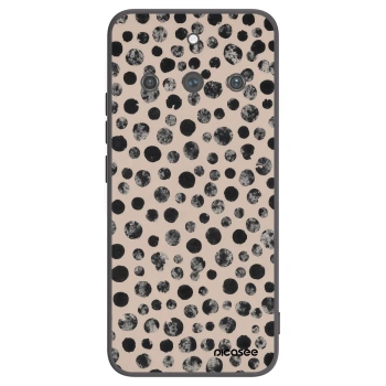 Picasee crna silikonska maskica za Realme 11 Pro+ - Dots