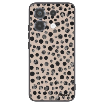 Picasee crna silikonska maskica za Xiaomi Poco X6 - Dots