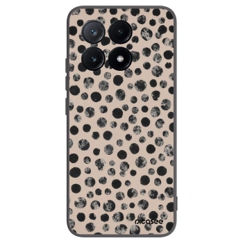 Picasee crna silikonska maskica za Xiaomi Poco X6 Pro - Dots