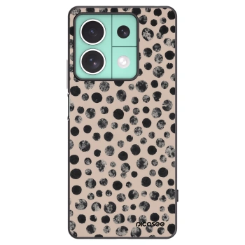 Picasee crna silikonska maskica za Xiaomi Redmi Note 13 5G - Dots