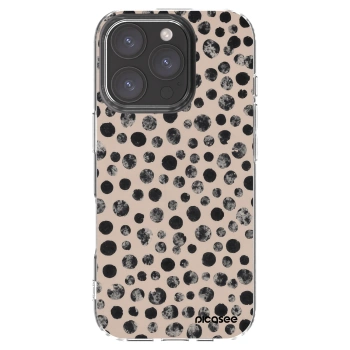 Picasee silikonska prozirna maskica za Apple iPhone 16 Pro - Dots