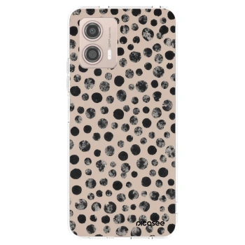 Picasee silikonska prozirna maskica za Motorola Moto G53 5G - Dots
